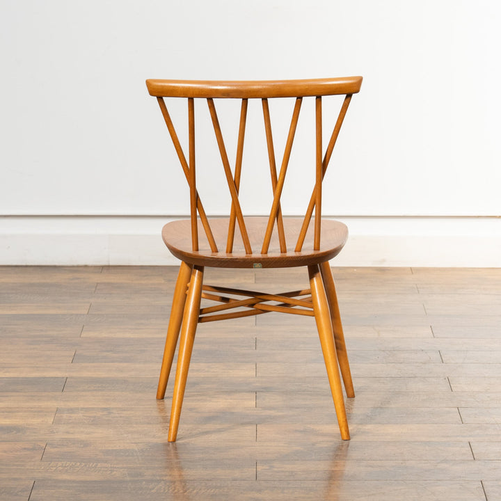 英国【ERCOL アーコール】エックスバックとも呼ばれる交差したスポークが特徴的 ラティスチェア Windsor ウインザー /23C-A6[m]