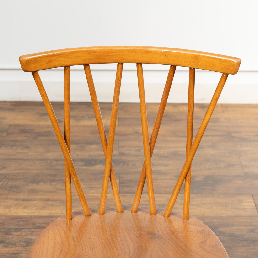 英国【ERCOL アーコール】エックスバックとも呼ばれる交差したスポークが特徴的 ラティスチェア Windsor ウインザー /23C-A6[m]