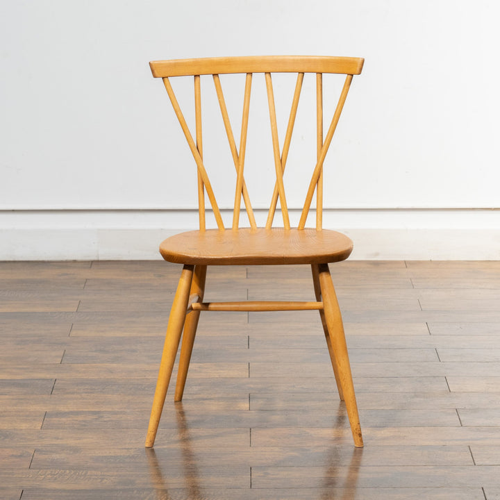 英国【ERCOL アーコール】エックスバックとも呼ばれる交差したスポークが特徴的 ラティスチェア Windsor ウインザー /23C-A7[m]