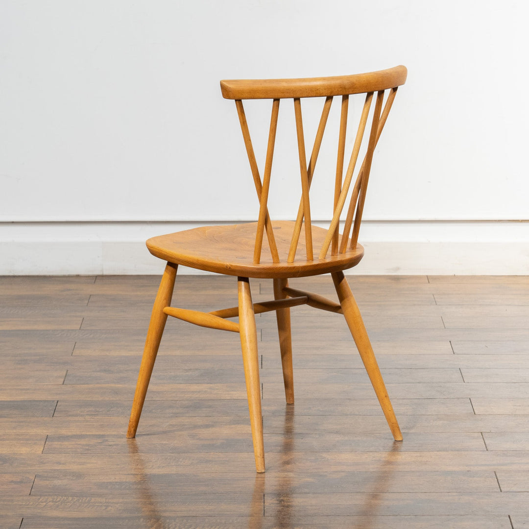 英国【ERCOL アーコール】エックスバックとも呼ばれる交差したスポークが特徴的 ラティスチェア Windsor ウインザー /23C-A7[m]