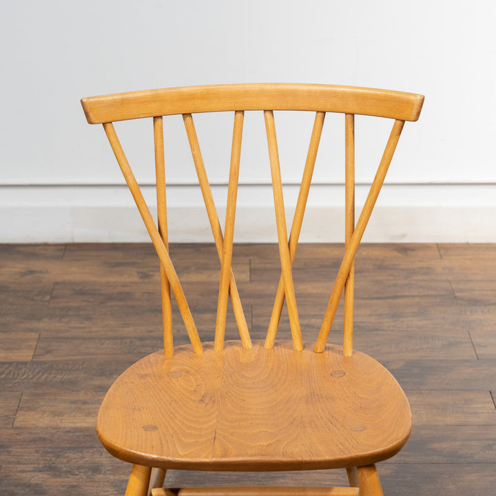 英国【ERCOL アーコール】エックスバックとも呼ばれる交差したスポークが特徴的 ラティスチェア Windsor ウインザー /23C-A7[m]