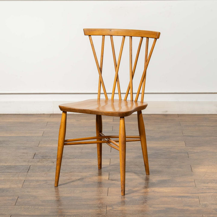 英国【ERCOL アーコール】エックスバックとも呼ばれる交差したスポークが特徴的 ラティスチェア Windsor ウインザー /23C-B1[m]