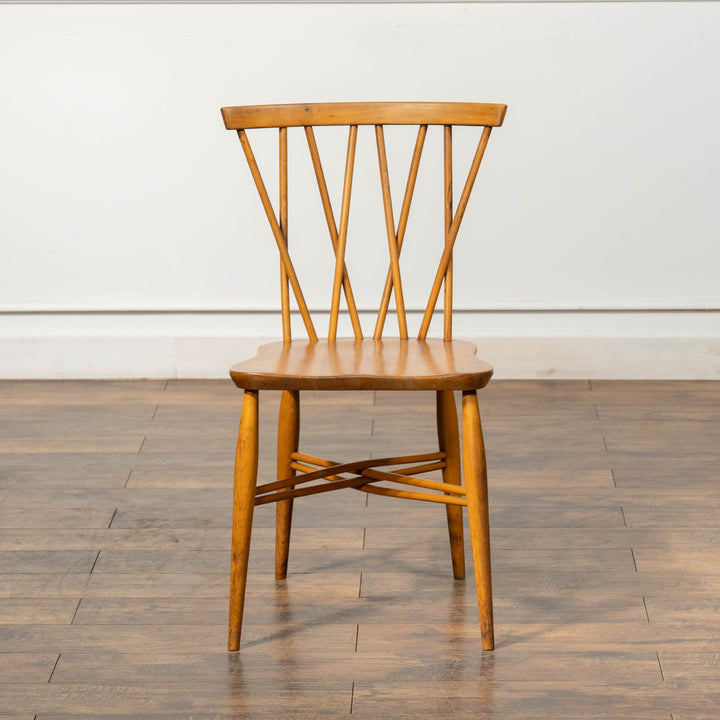 英国【ERCOL アーコール】エックスバックとも呼ばれる交差したスポークが特徴的 ラティスチェア Windsor ウインザー /23C-B1[m]