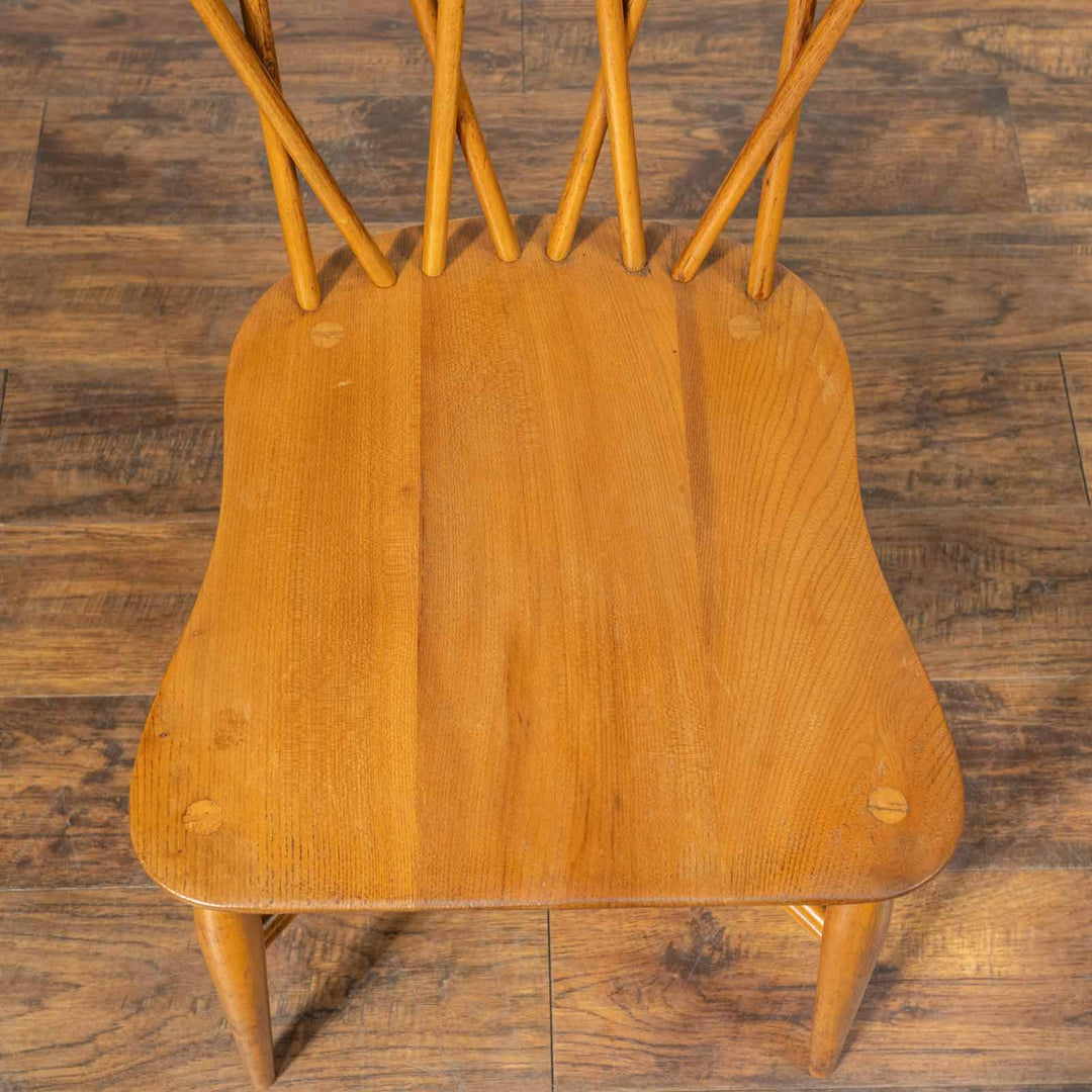 英国【ERCOL アーコール】エックスバックとも呼ばれる交差したスポークが特徴的 ラティスチェア Windsor ウインザー /23C-B1[m]