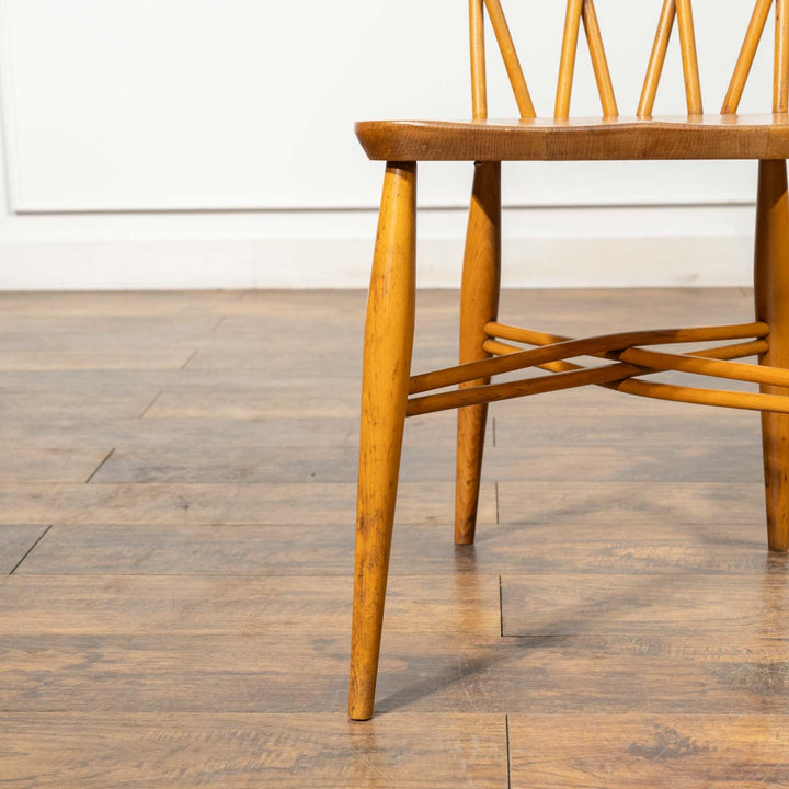 英国【ERCOL アーコール】エックスバックとも呼ばれる交差したスポークが特徴的 ラティスチェア Windsor ウインザー /23C-B1[m]