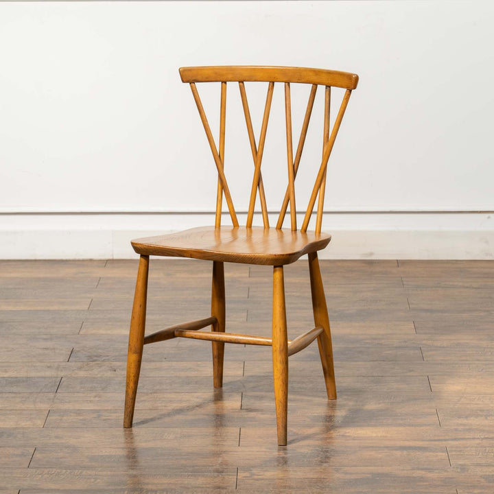 英国【ERCOL アーコール】エックスバックとも呼ばれる交差したスポークが特徴的 ラティスチェア Windsor ウインザー /23C-B2[m]