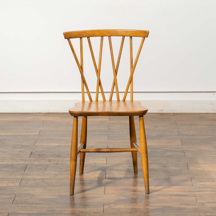 英国【ERCOL アーコール】エックスバックとも呼ばれる交差したスポークが特徴的 ラティスチェア Windsor ウインザー /23C-B2[m]