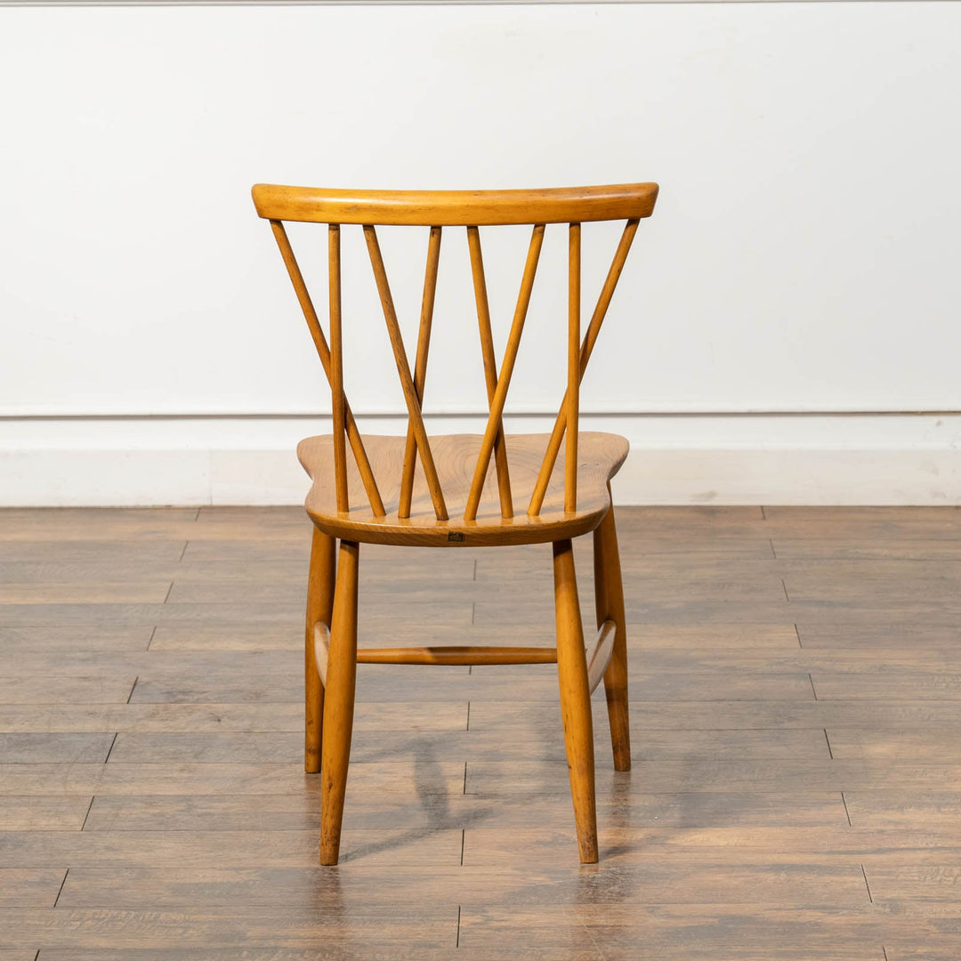 英国【ERCOL アーコール】エックスバックとも呼ばれる交差したスポークが特徴的 ラティスチェア Windsor ウインザー /23C-B2[m]