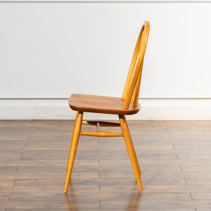 英国【ERCOL アーコール】エルム 4本スポーク フープバックチェア No.400 Windsor ウインザー /23C-3[m]