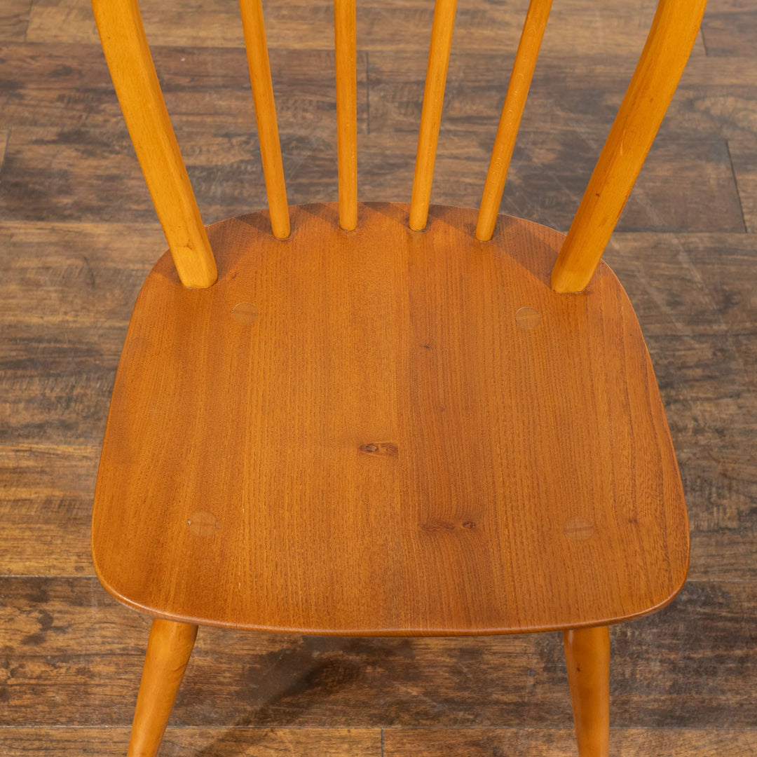 英国【ERCOL アーコール】エルム 4本スポーク フープバックチェア No.400 Windsor ウインザー /23C-3[m]