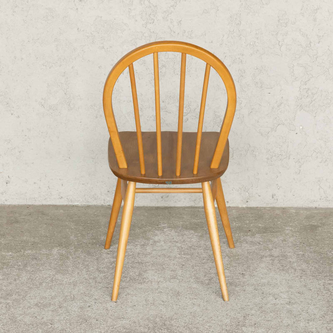 英国【ERCOL アーコール】エルム 4本スポーク フープバックチェア No.400 Windsor ウインザー /23C-7[m]
