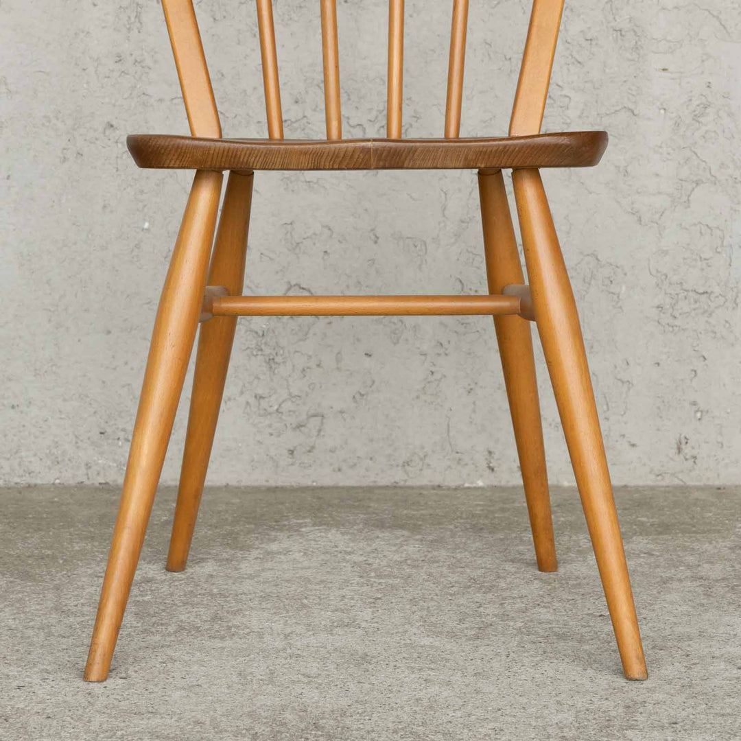 英国【ERCOL アーコール】エルム 4本スポーク フープバックチェア No.400 Windsor ウインザー /23C-7[m]