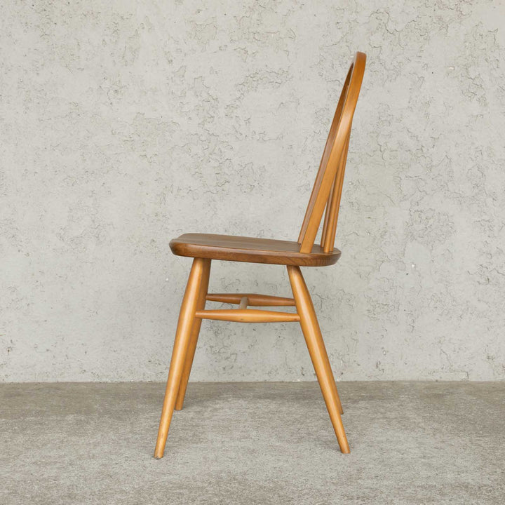 英国【ERCOL アーコール】エルム 4本スポーク フープバックチェア No.400 Windsor ウインザー /23C-7[m]