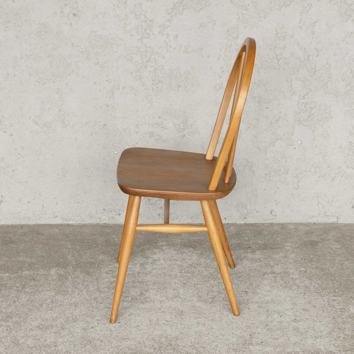 英国【ERCOL アーコール】エルム 4本スポーク フープバックチェア No.400 Windsor ウインザー /23C-11[m]