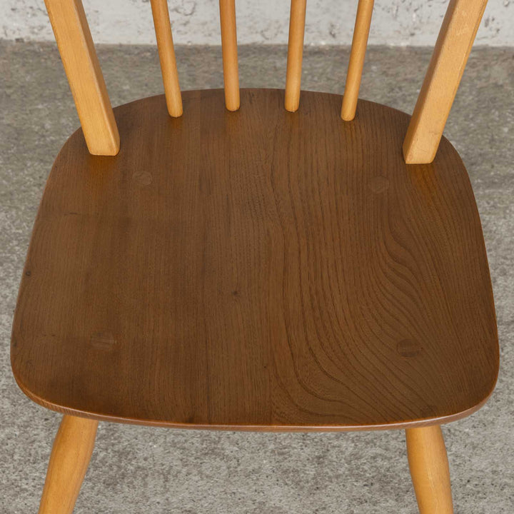 英国【ERCOL アーコール】エルム 4本スポーク フープバックチェア No.400 Windsor ウインザー /23C-11[m]