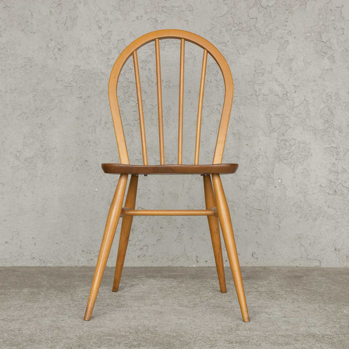 英国【ERCOL アーコール】エルム 4本スポーク フープバックチェア No.400 Windsor ウインザー /23C-11[m]