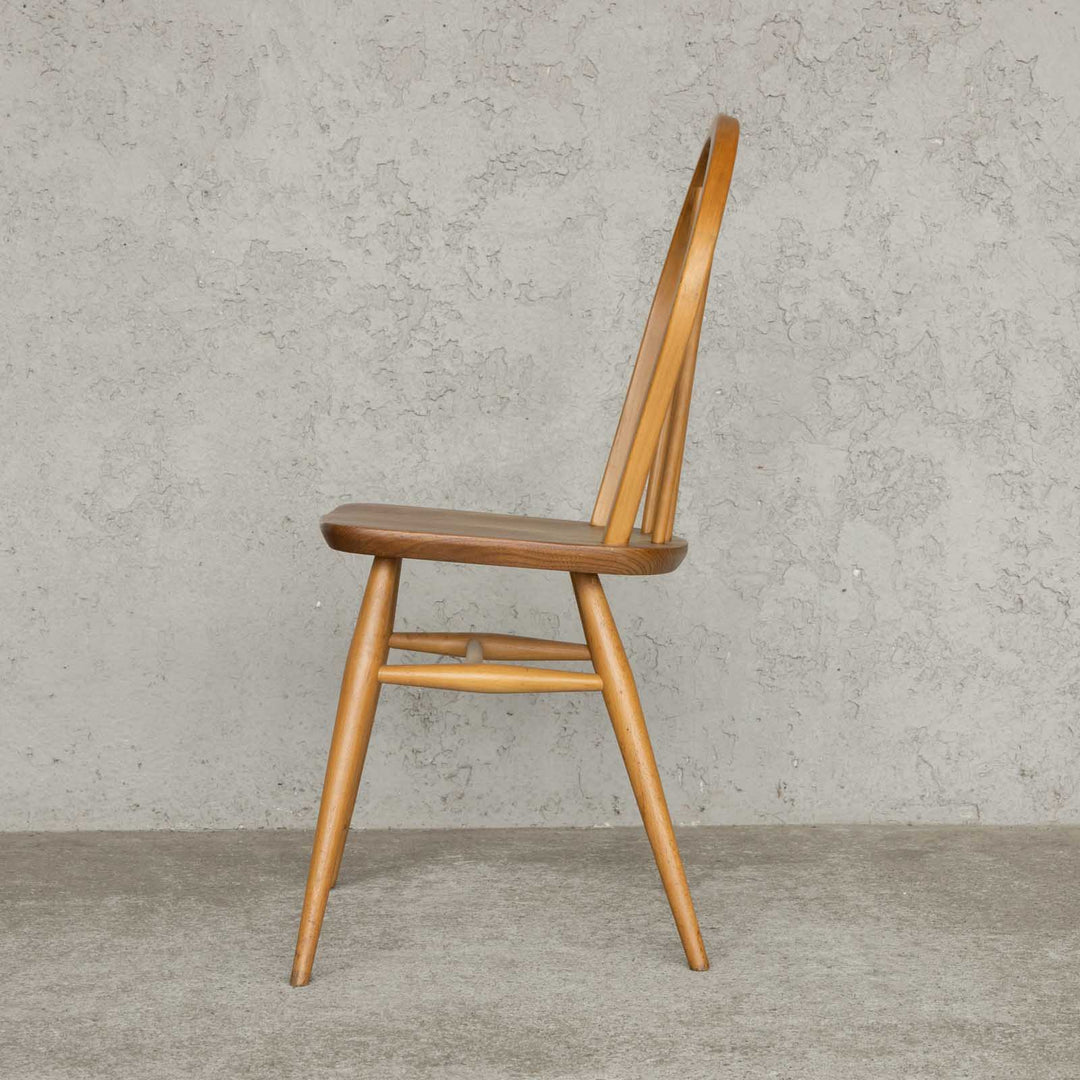 英国【ERCOL アーコール】エルム 4本スポーク フープバックチェア No.400 Windsor ウインザー /23C-11[m]