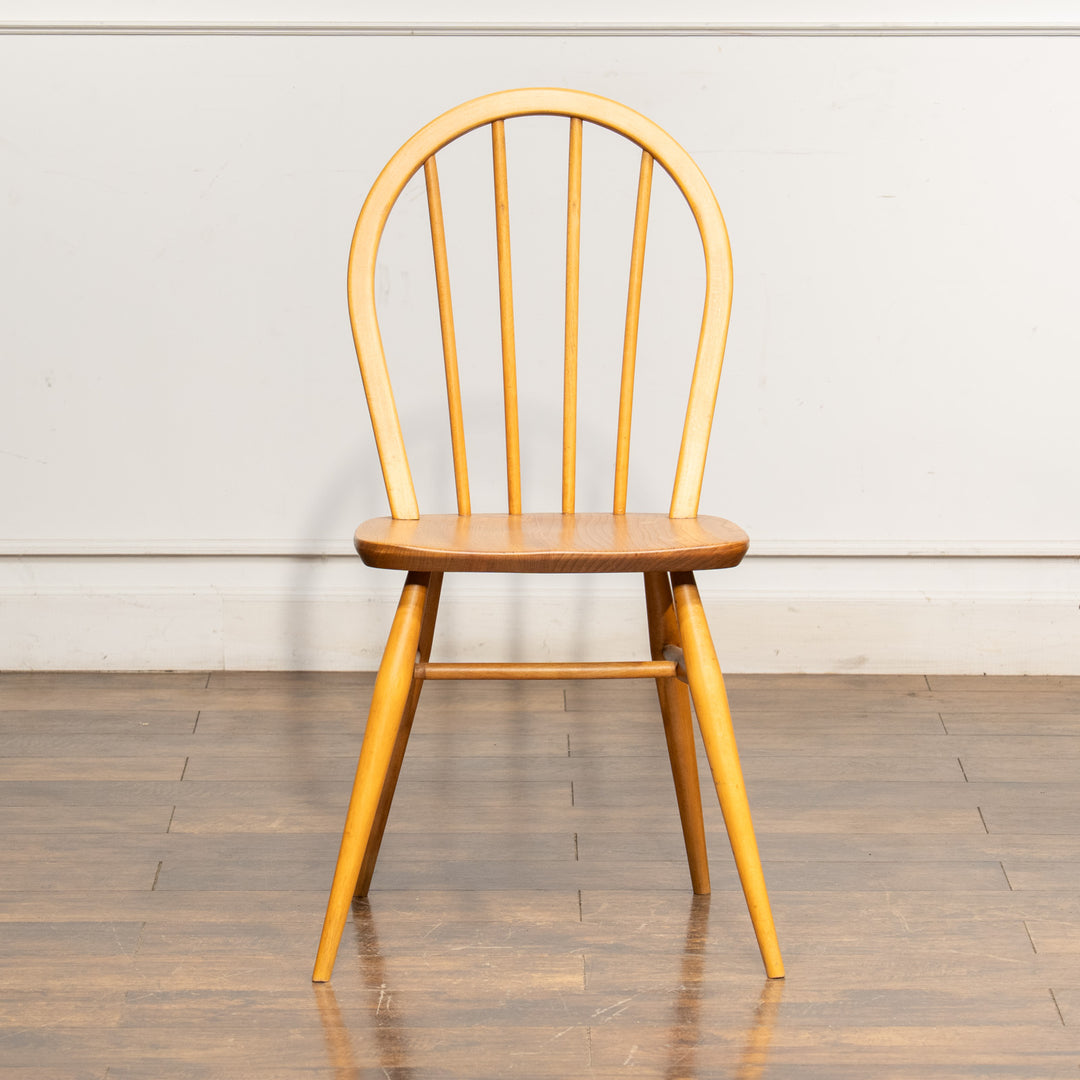 英国【ERCOL アーコール】エルム 4本スポーク フープバックチェア No.400 Windsor ウインザー /23C-13