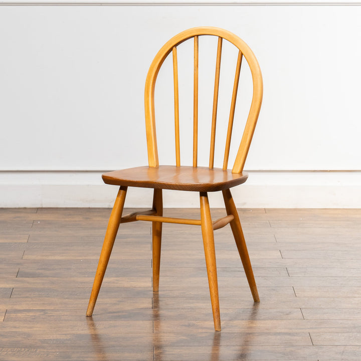 英国【ERCOL アーコール】エルム 4本スポーク フープバックチェア No.400 Windsor ウインザー /23C-17[m]