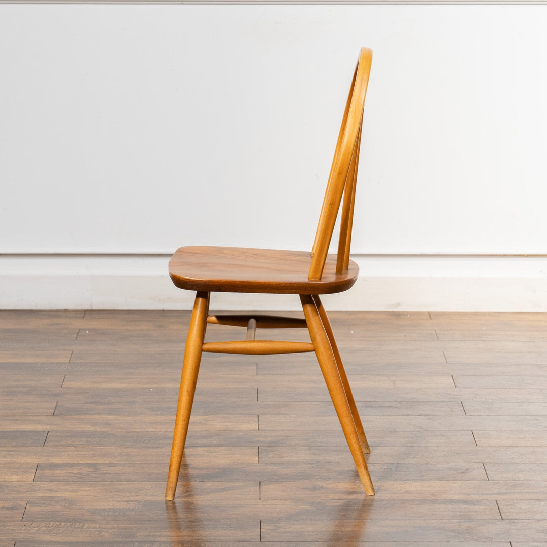 英国【ERCOL アーコール】エルム 4本スポーク フープバックチェア No.400 Windsor ウインザー /23C-17[m]