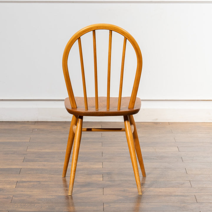 英国【ERCOL アーコール】エルム 4本スポーク フープバックチェア No.400 Windsor ウインザー /23C-17[m]