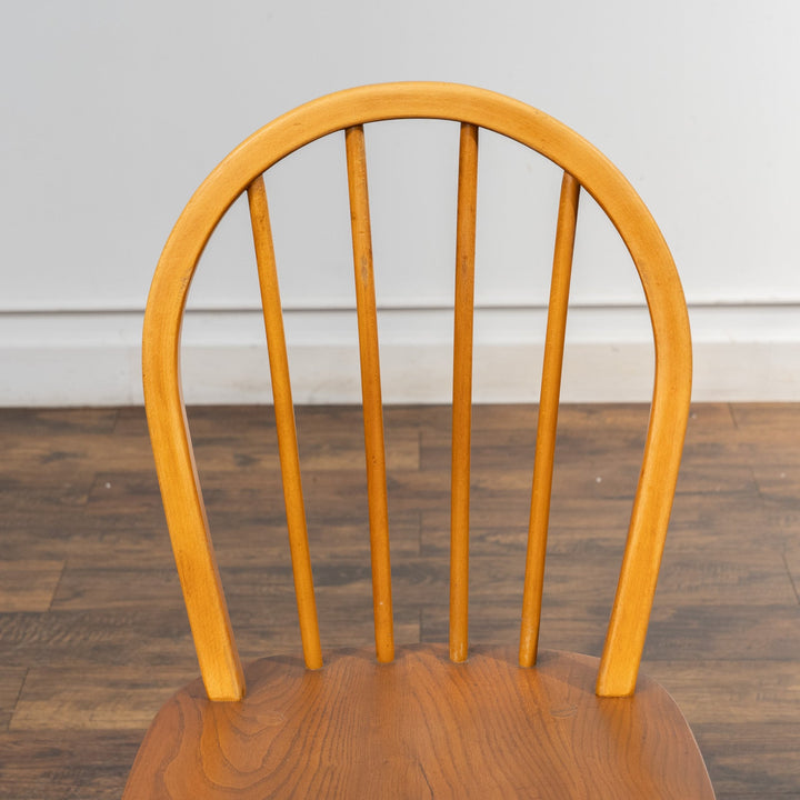 英国【ERCOL アーコール】エルム 4本スポーク フープバックチェア No.400 Windsor ウインザー /23C-17[m]