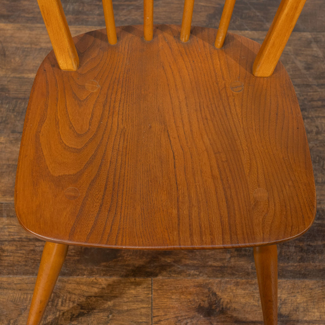英国【ERCOL アーコール】エルム 4本スポーク フープバックチェア No.400 Windsor ウインザー /23C-17[m]