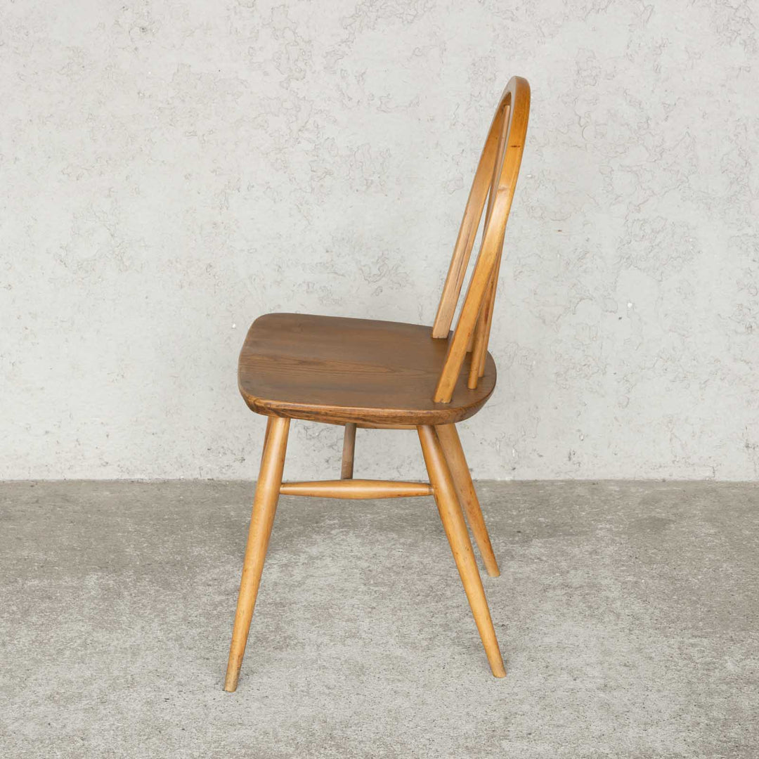 英国【ERCOL アーコール】エルム 4本スポーク フープバックチェア No.400 Windsor ウインザー /23C-18[m]