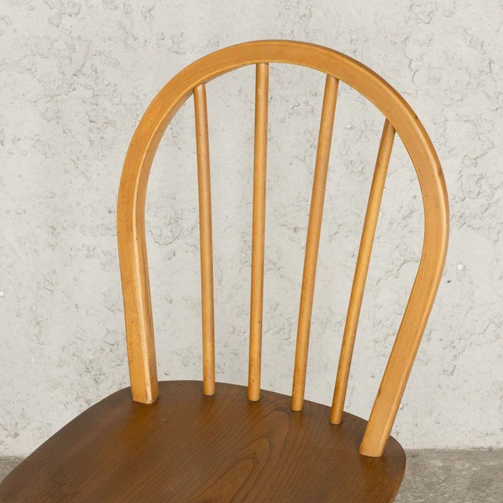 英国【ERCOL アーコール】エルム 4本スポーク フープバックチェア No.400 Windsor ウインザー /23C-18[m]