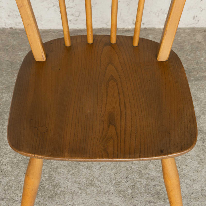 英国【ERCOL アーコール】エルム 4本スポーク フープバックチェア No.400 Windsor ウインザー /23C-18[m]