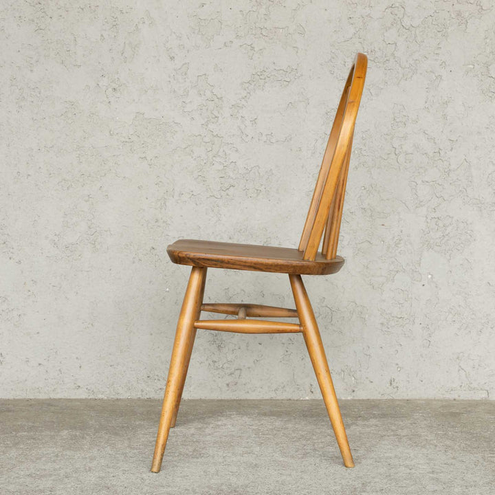 英国【ERCOL アーコール】エルム 4本スポーク フープバックチェア No.400 Windsor ウインザー /23C-18[m]