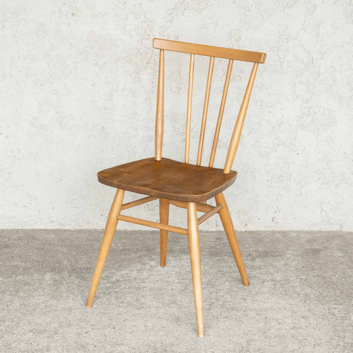 英国【ERCOL アーコール】シンプルで直線的なデザイン スティックバックチェア No.391 Windsor ウインザー /23C-1[m]