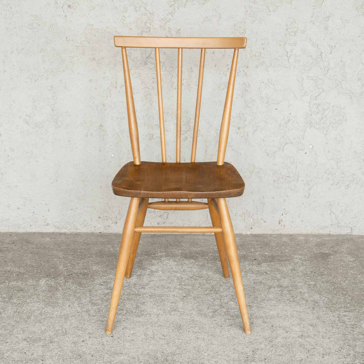 英国【ERCOL アーコール】シンプルで直線的なデザイン スティックバックチェア No.391 Windsor ウインザー /23C-1[m]