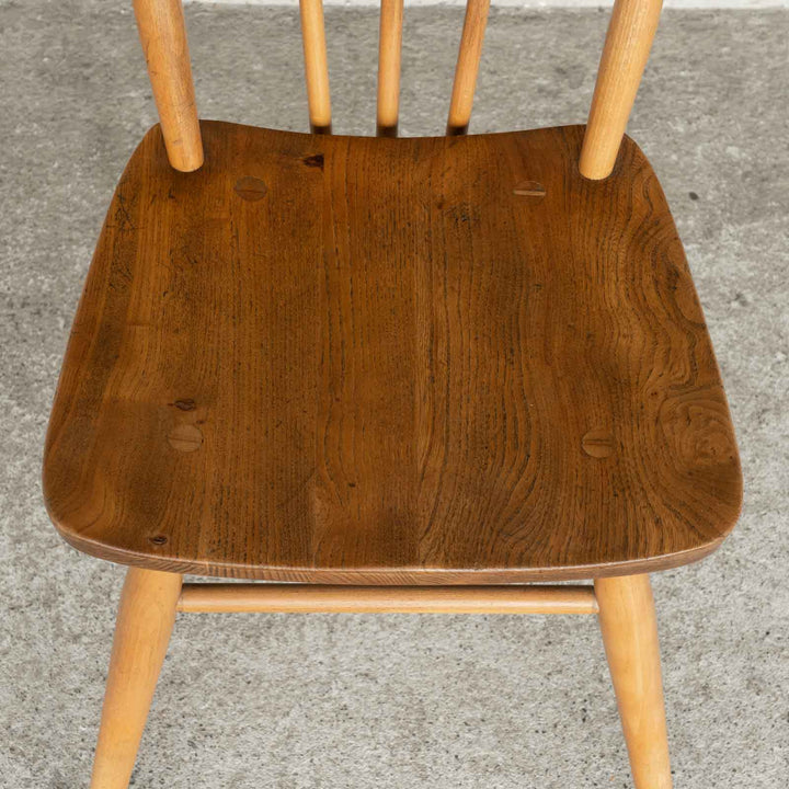 英国【ERCOL アーコール】シンプルで直線的なデザイン スティックバックチェア No.391 Windsor ウインザー /23C-1[m]