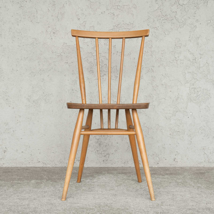 英国【ERCOL アーコール】シンプルで直線的なデザイン スティックバックチェア No.391 Windsor ウインザー /23C-1[m]