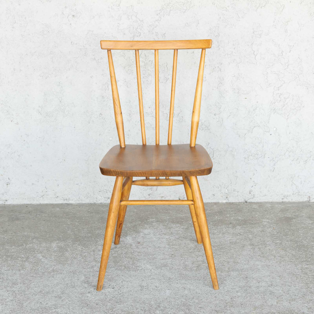 英国【ERCOL アーコール】シンプルで直線的なデザイン スティックバックチェア No.391 Windsor ウインザー /23C-10[m]
