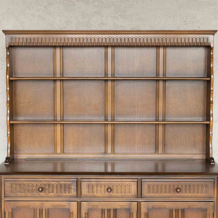 英国【ERCOL アーコール】どっしりとした風格のある佇まい オープンカップボード Old Colonial オールドコロニアル[m]