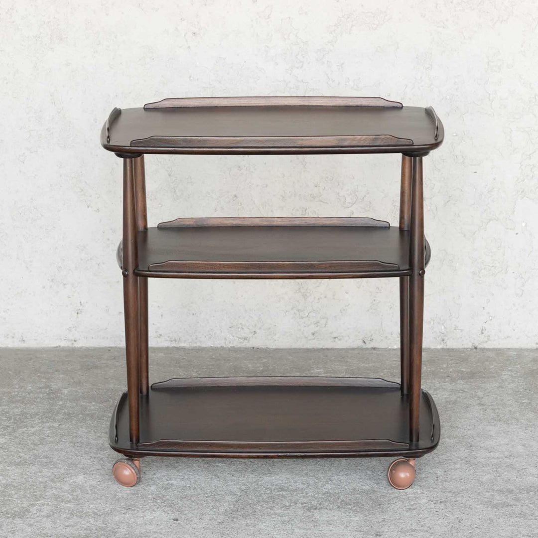 英国【ERCOL アーコール】伝統的な英国ティートロリースタイル トローリーワゴン No.458 Old Colonial オールドコロニアル /23C[m]