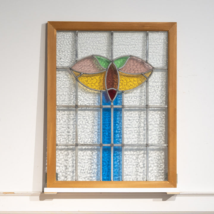 カラフルな色合いが素敵 ステンドグラス 605×785