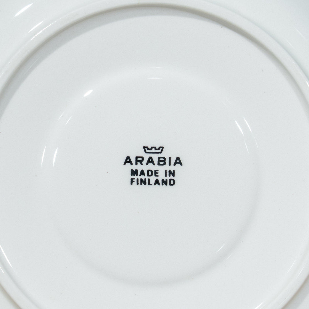 【ARABIA アラビア】ラウマ旧市街の風景が描かれた コーヒーカップ&ソーサー /23C[m]