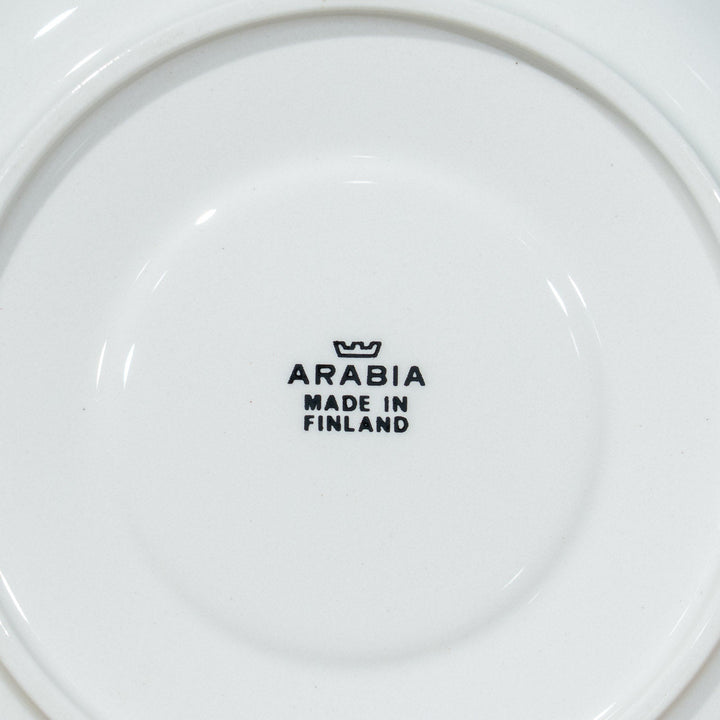 【ARABIA アラビア】ラウマ旧市街の風景が描かれた コーヒーカップ&ソーサー /23C[m]