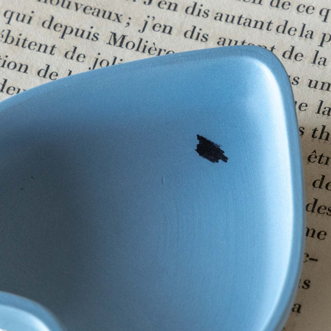 【WEDGWOOD ウェッジウッド Jasper ジャスパー】蓋付き小物入れ ハート型 トリンケットボックス ペールブルー /23D-3[m]