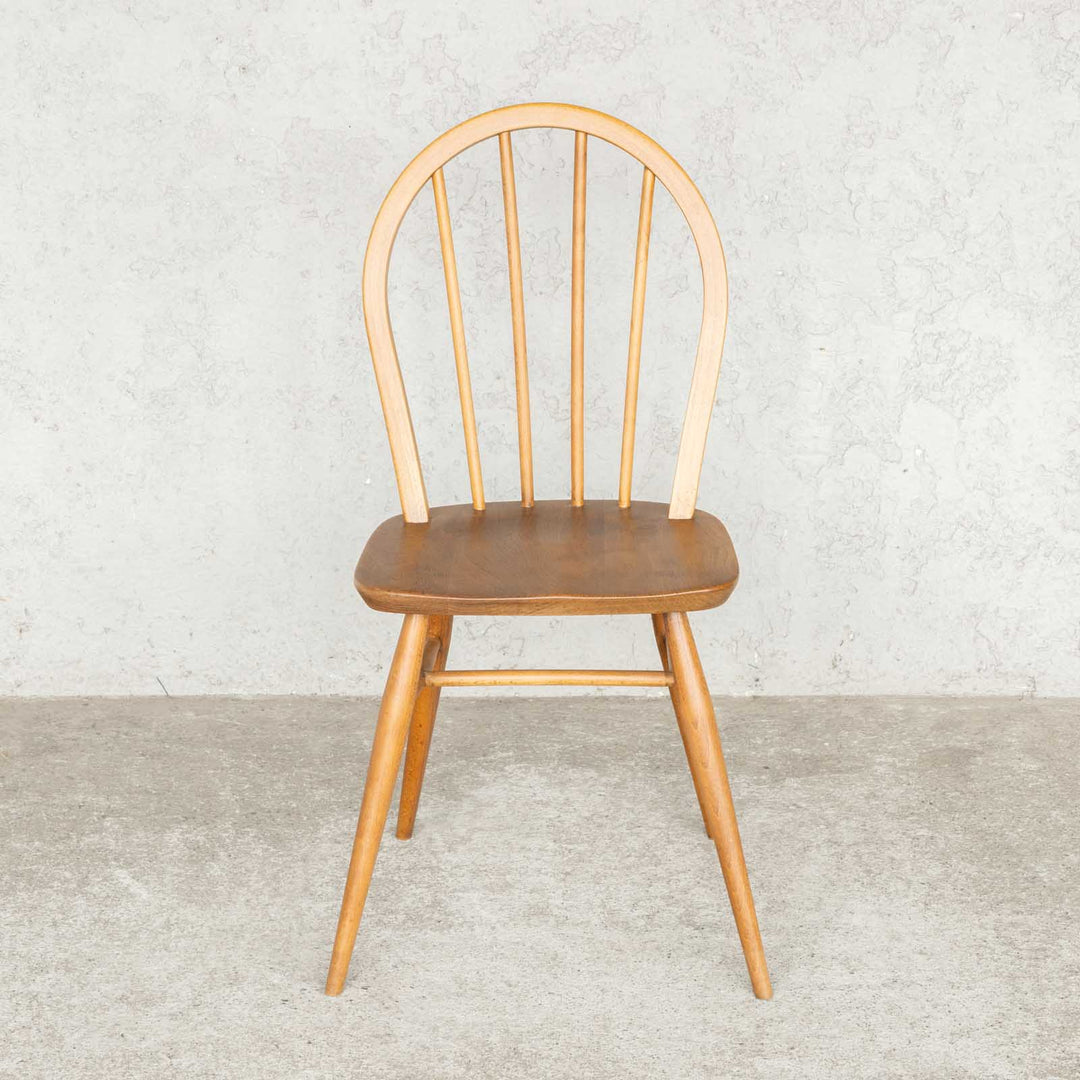 英国【ERCOL アーコール】エルム 4本スポーク フープバックチェア No.400 Windsor ウインザー /23G-1[m]