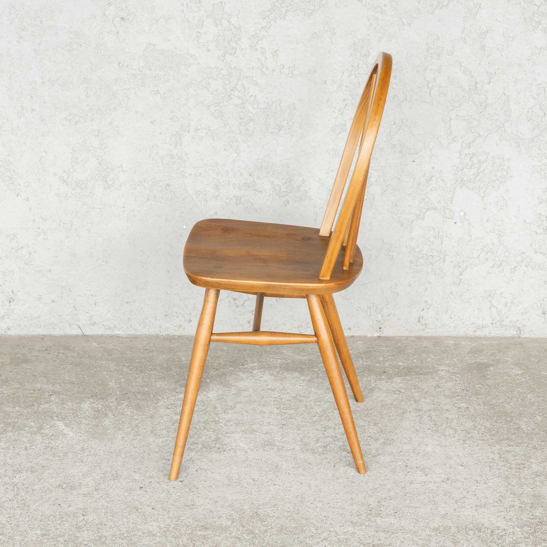 英国【ERCOL アーコール】エルム 4本スポーク フープバックチェア No.400 Windsor ウインザー /23G-1[m]