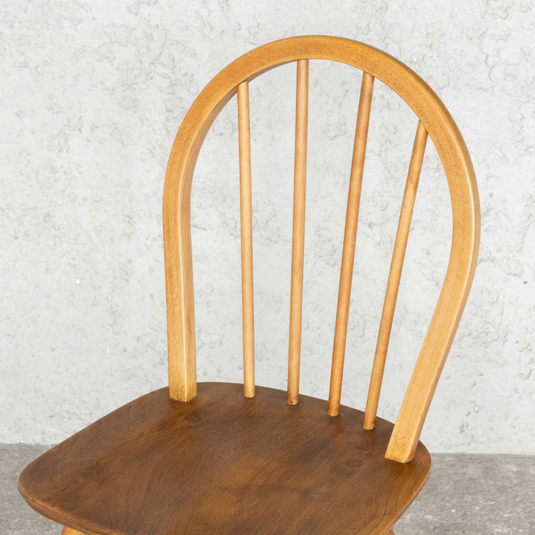 英国【ERCOL アーコール】エルム 4本スポーク フープバックチェア No.400 Windsor ウインザー /23G-1[m]