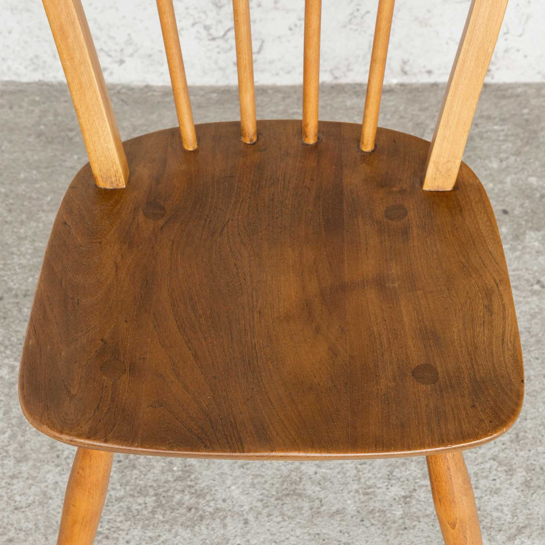 英国【ERCOL アーコール】エルム 4本スポーク フープバックチェア No.400 Windsor ウインザー /23G-1[m]
