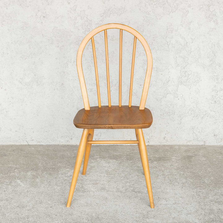 英国【ERCOL アーコール】エルム 4本スポーク フープバックチェア No.400 Windsor ウインザー /23G-4[m]