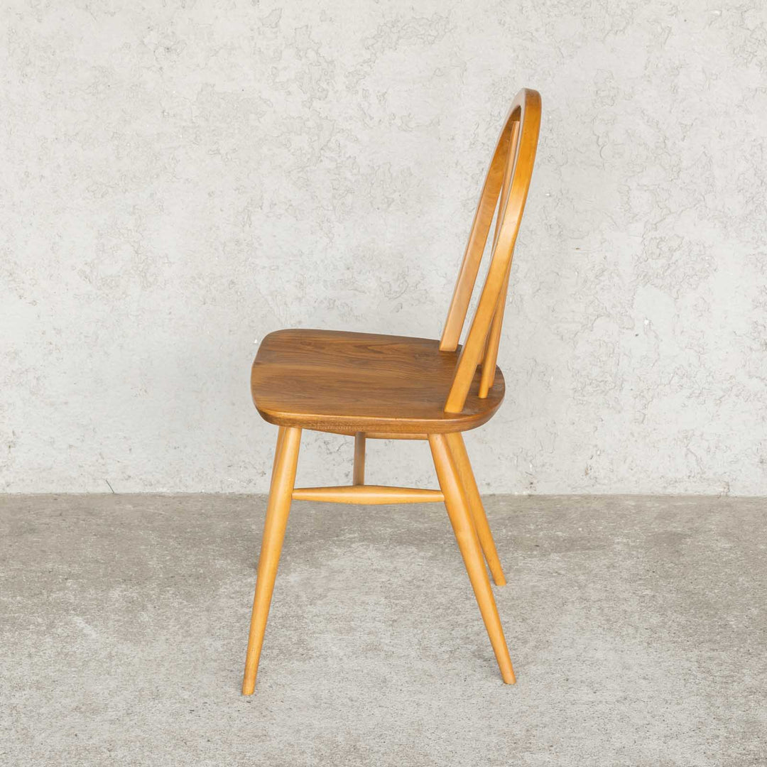 英国【ERCOL アーコール】エルム 4本スポーク フープバックチェア No.400 Windsor ウインザー /23G-4[m]