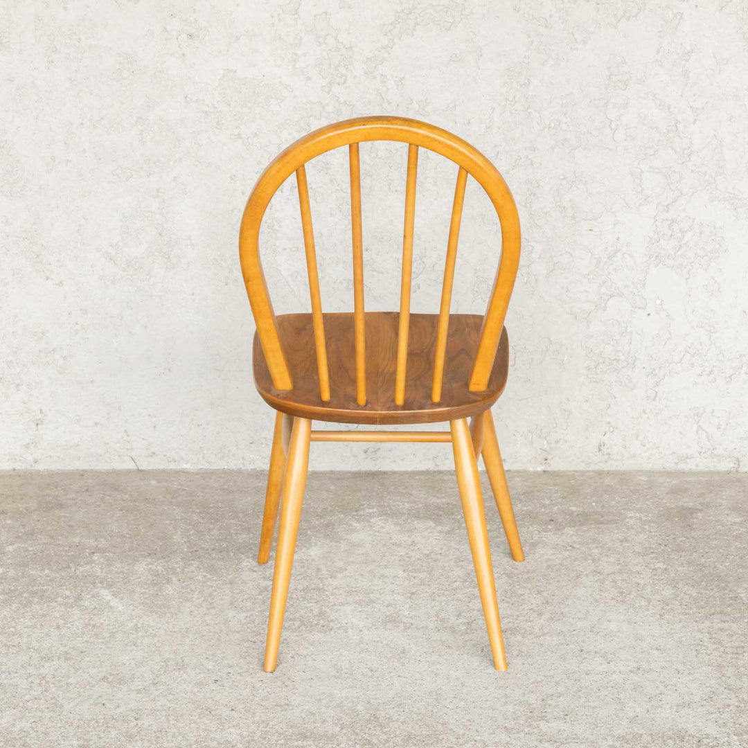 英国【ERCOL アーコール】エルム 4本スポーク フープバックチェア No.400 Windsor ウインザー /23G-4[m]
