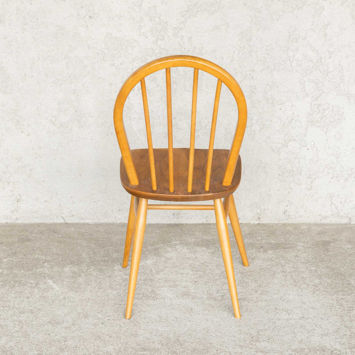 英国【ERCOL アーコール】エルム 4本スポーク フープバックチェア No.400 Windsor ウインザー /23G-4[m]